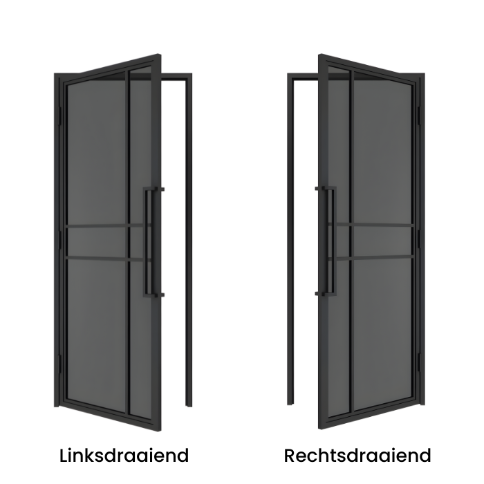 STALEN SCHARNIERDEUR ROOKGLAS | PRESTIGE