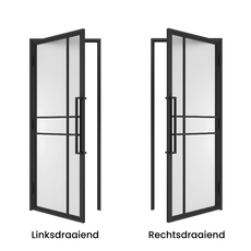 STALEN SCHARNIERDEUR MELKGLAS | PRESTIGE