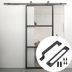 STALEN SCHUIFDEUR CLEAR | 3-VAKS